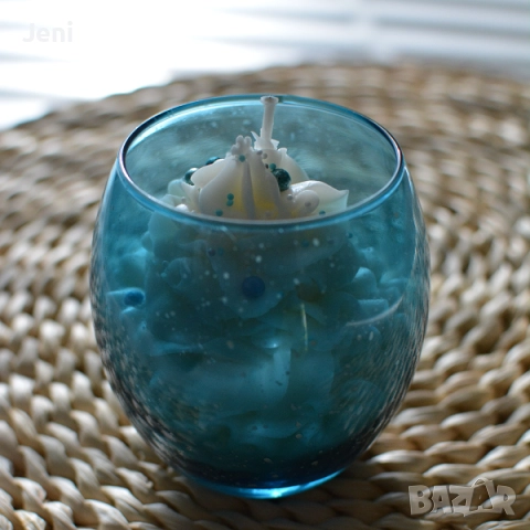 Свещ Let it snow, снимка 2 - Декорация за дома - 52308750