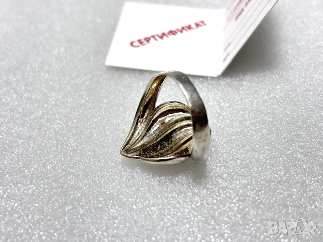 Дамски Сребърен Пръстен (проба 925)- 3,46 грама, снимка 5 - Пръстени - 52549825