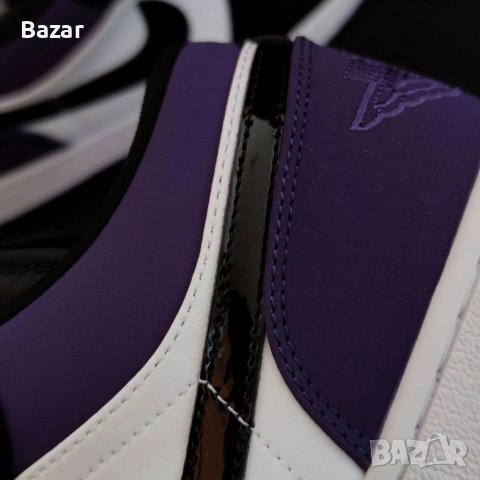 Nike Air Jordan 1 Low Court Purple Лилави Обувки Маратонки Кецове Размер 42 Номер 26.5см , снимка 4 - Маратонки - 40792735