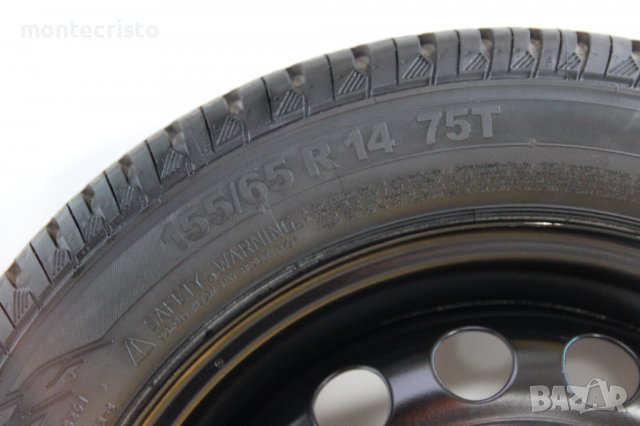 Резервна гума пълноразмерна Toyota Aygo (2005-2012г.) 54.1 4x100 / 14 цола Тойота Аиго Айго джанта, снимка 5 - Гуми и джанти - 38974378