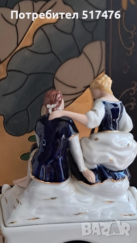 Порцеланов часовник Royal Dux Bohemia , снимка 10 - Стенни часовници - 51762321