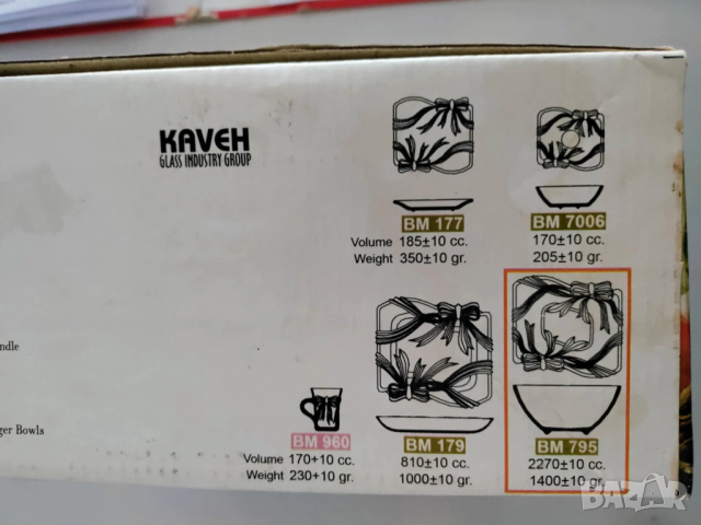 Голяма стъклена купа Кaveh glass, снимка 4 - Други - 53591450