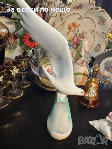 Hollóháza Hungary  Circa 1960 “ Гларусът” Код P1932, снимка 12 - Декорация за дома - 53731490