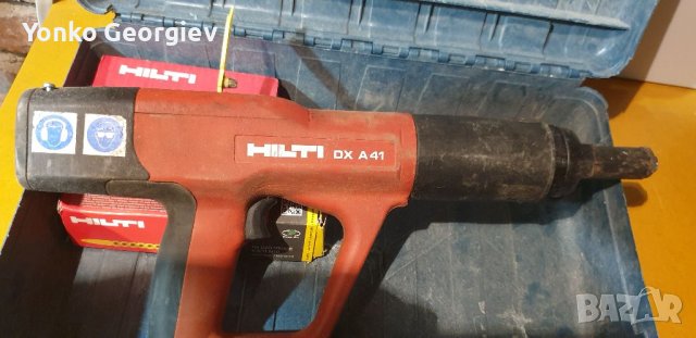 Пистолет HILTI DX A41за директен монтаж, снимка 4 - Бормашини - 41925334