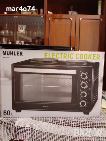 Продавам  чисто нова готварска печка MUHLER MN 6009, снимка 2 - Печки, фурни - 42158658