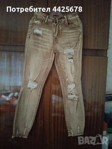 Дамски дънки с висока талия, снимка 2 - Дънки - 53394121