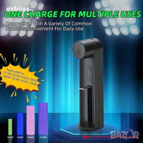 Универсално зарядно устройство за Li-ion батерии, снимка 2 - Друга електроника - 49197224