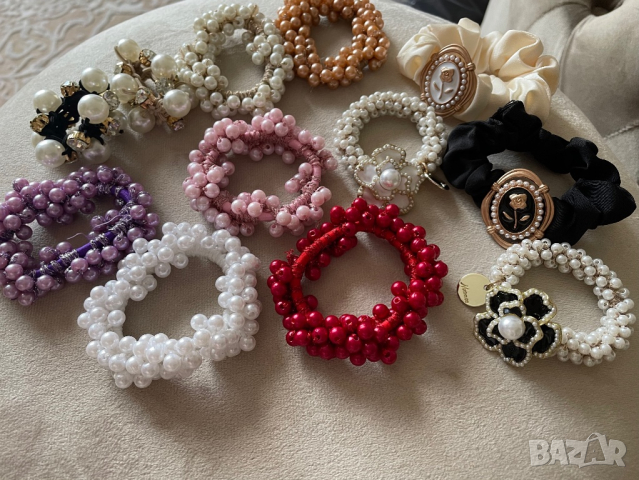 Красиви ластици за коса