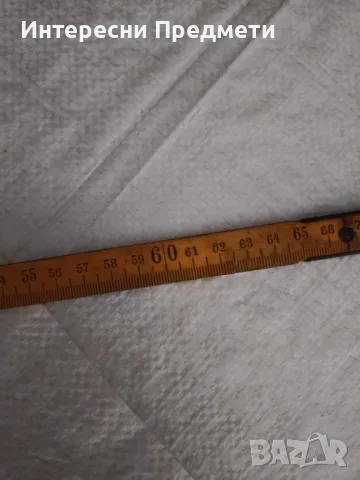 Стар Немски Дървен Метър, снимка 5 - Други ценни предмети - 50100539