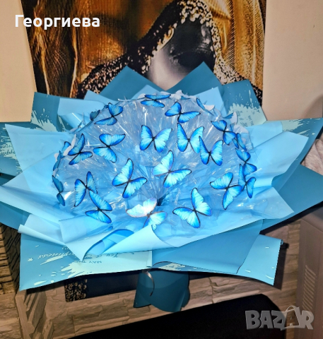 ‼️ЗАПОВЯДАЙТЕ‼️Светещи,ръчно изработени букети от"DESS"🦋, снимка 1 - Подаръци за жени - 44528859