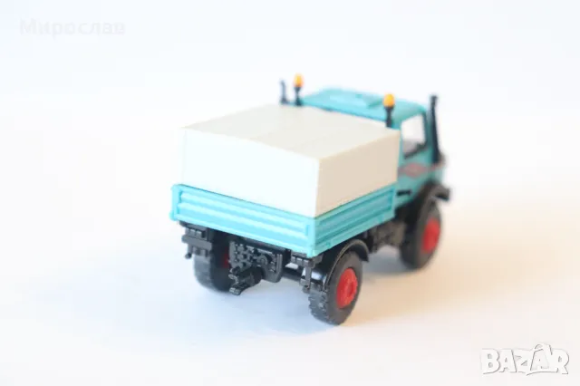 KIBRI H0 1/87 MERCEDES АВТО КРАН КАМИОН КРАН МОДЕЛ КОЛИЧКА, снимка 4 - Колекции - 49774571