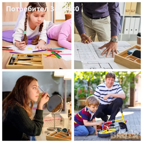 Бамбуков Разделител за Прибори Екологичен 4732, снимка 6 - Други - 52541436