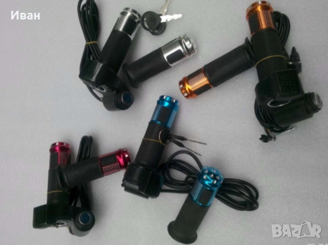 Електрически палец и масур за газ 24 V , 36 V, 48 V до 99 Волта, снимка 4 - Велосипеди - 53135490