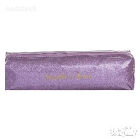 Несесер за училище, Лилав, 20x6x5 см., снимка 3 - Ученически пособия, канцеларски материали - 51675021