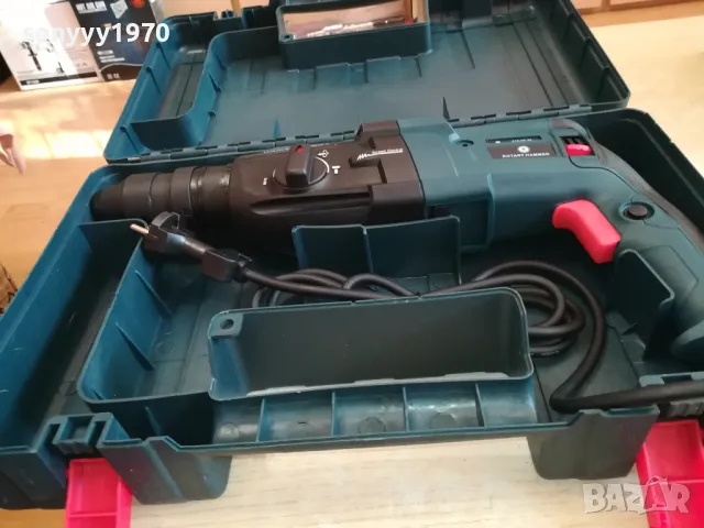 sds перфоратор 220в с куфар 2211241011, снимка 3 - Бормашини - 48062344