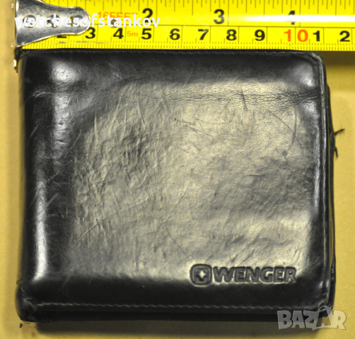 "WENGER" Men's Genuine High Quality Black Leather Wallet , снимка 3 - Портфейли, портмонета - 44774705