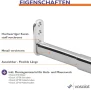 НОВ! Tелескопичен гардеробен лост 40–60см, капацитет до 20 кг, снимка 4