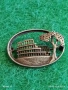 Винтидж сребърна брошка Колизеума Рим ювелирна изработка 52617, снимка 3