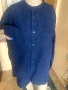 Мъжка риза цвят индиго Banana Republic, 100%лен, снимка 3