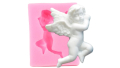 Силиконов молд – летящо ангелче, снимка 1 - Форми - 44509670