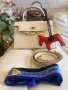 Чанта Кели*ЕРМЕС 25см*Hermes Kelly Mini*Epsom Leather Gold Hardware, снимка 4