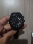 LIGE-Луксозен кварцов часовник,хронограф,дата,силиконова каишка,високо качество, снимка 5