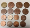Стари евроцентове - Лот от 16 броя, снимка 2