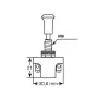 Бутон – дърпане 12/24 V – 10A – LAMPA 45551, снимка 2