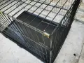 голяма метална клетка за куче 109x73x79см за транспорт и стационар , снимка 3