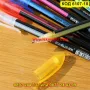 Цветен комплект гел химикалки 18 броя - КОД 6107-18, снимка 4