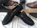 мъжки мокасини BATA® original, 41 - 42, естествена кожа, естествен велур , снимка 7