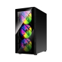 Кутия за компютър FORTRON CMT192 ATX MIDTOWER Fixed RGB, снимка 2