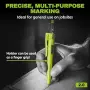 Нов Метален строителен молив Tracer Pencil 2.0 за дърво метал плочки с 12 графита и кобур, снимка 6