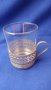Руски тънкостенни стъклени топлоустойчиви чаши и подстакани за чай , снимка 5