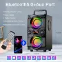 Мощен Преносим Bluetooth Високоговорител SUPNIU A21 60W, RGB Светлини, снимка 2