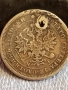 Сребърна монета 25 копейки 1877г. Царска Русия рядка за КОЛЕКЦИЯ 52269, снимка 10