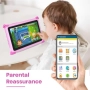 Нов розов Android таблет за деца 3–7 г. с образователни приложения и игри, снимка 3