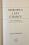 Последен шанс за Европа / Europe's Last Chance. Why the European States Must Form a More Perfect Uni, снимка 2