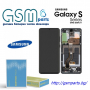 Оригинален Дисплей + Рамка ЗА SAMSUNG GALAXY S20 Plus Service Pack, снимка 1 - Резервни части за телефони - 36217752