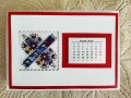 Дървени календари с ръчна бродерия , снимка 6