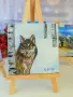 Коледни ръчно рисувани картини- миниатюри , снимка 4