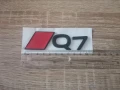 емблема Audi Q7 нов стил черено с червено, снимка 2