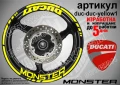 Ducati Monster кантове и надписи за джанти duc-mon-gold1, снимка 6