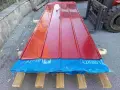 Покривна пластифицирана ламарина TR20x280-1120 RAL3011 L=3.2м в София, снимка 3