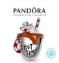 Талисман Пандора сребро проба 925 Pandora Hot Chocolate Time Charm. Колекция Amélie, снимка 1 - Гривни - 41922327