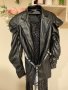 Ново кожено черно сако блейзер буфан ръкав Caramella Fashion , снимка 5