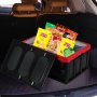 2630 Пластмасов органайзер за багажник на кола, сгъваем контейнер с капак, снимка 11