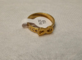 Дамски пръстен от медицинска стомана с камъни цирконии Безкрайност, снимка 1 - Пръстени - 44516554