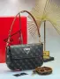 Michael Kors Дамска Елегантна Чанта С Капак Монограм И Златисти Детайли-Различни Цветове Код SEM-692, снимка 13