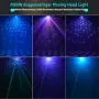 Движеща се двустранна глава d-mx512 LED сценична светлина 30W DJ диско парти светлина с RGBW, нова, снимка 3